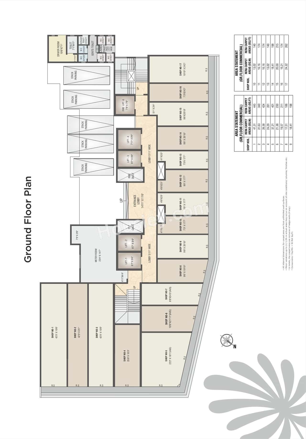 Saptashree Galicia Floor plan 3