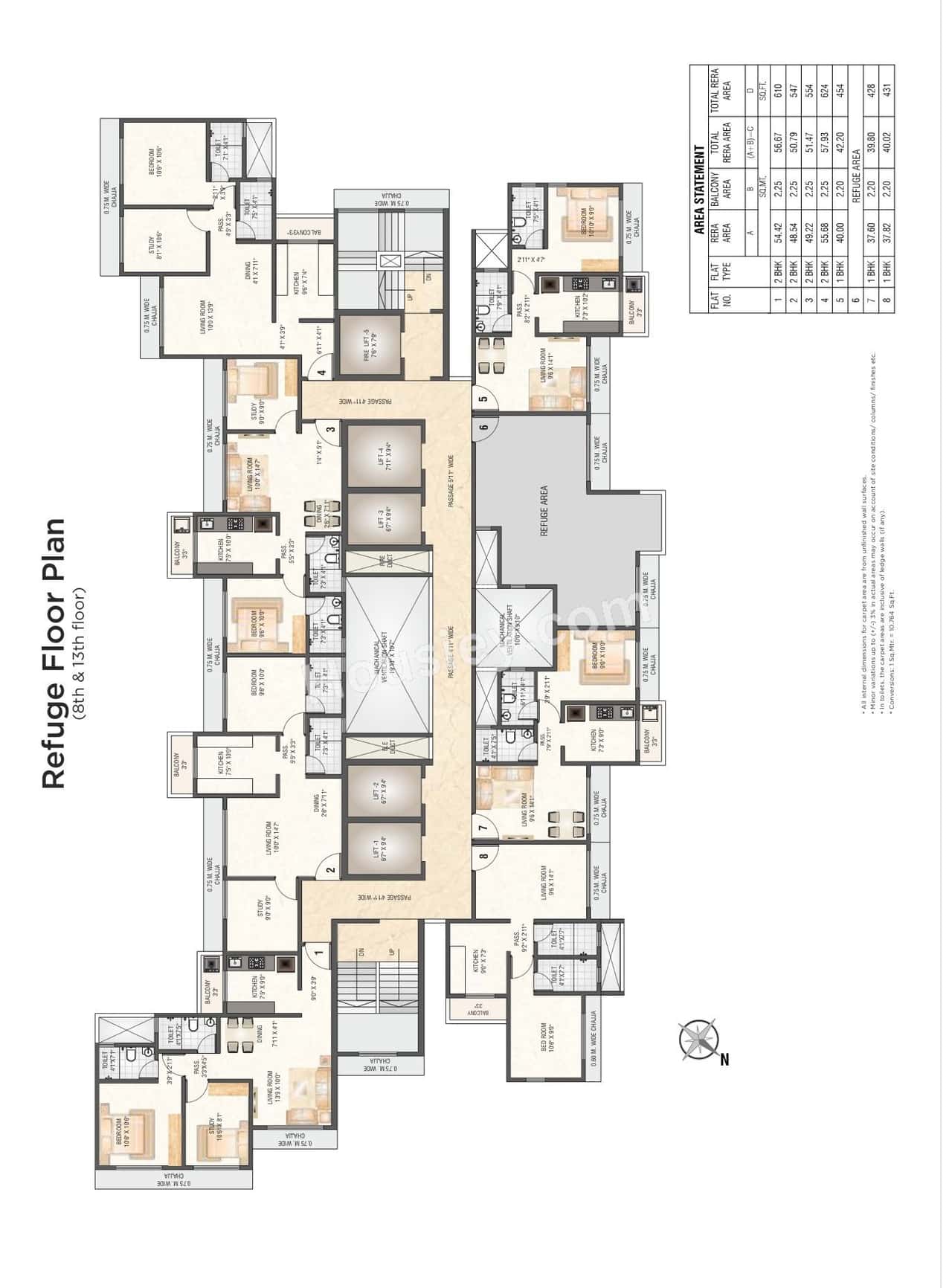 Saptashree Galicia Floor plan 4