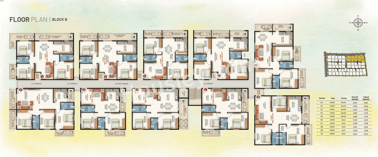 Sapthagiri Sandalwoods Floor plan 2