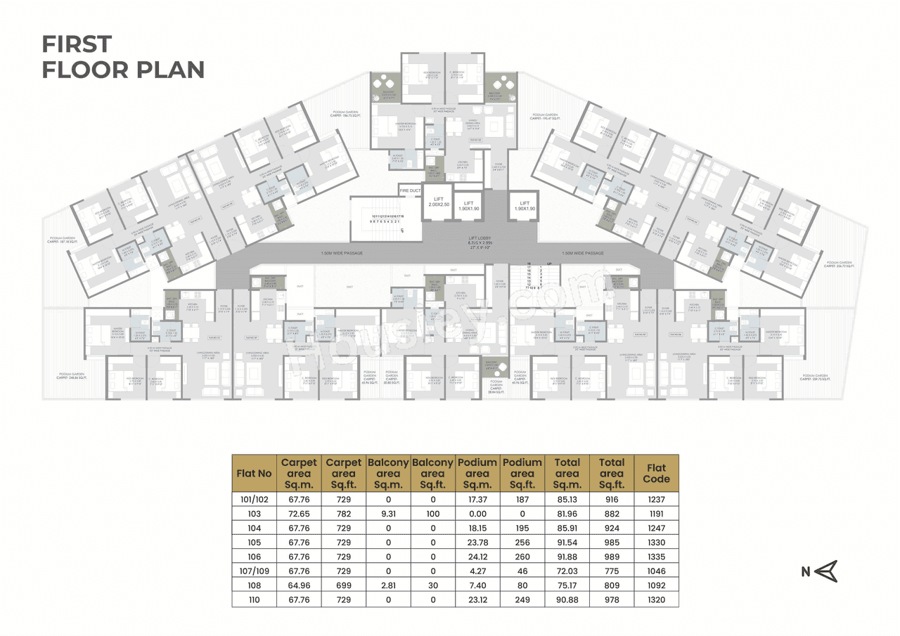 Sarthak Highreach Floor plan 3