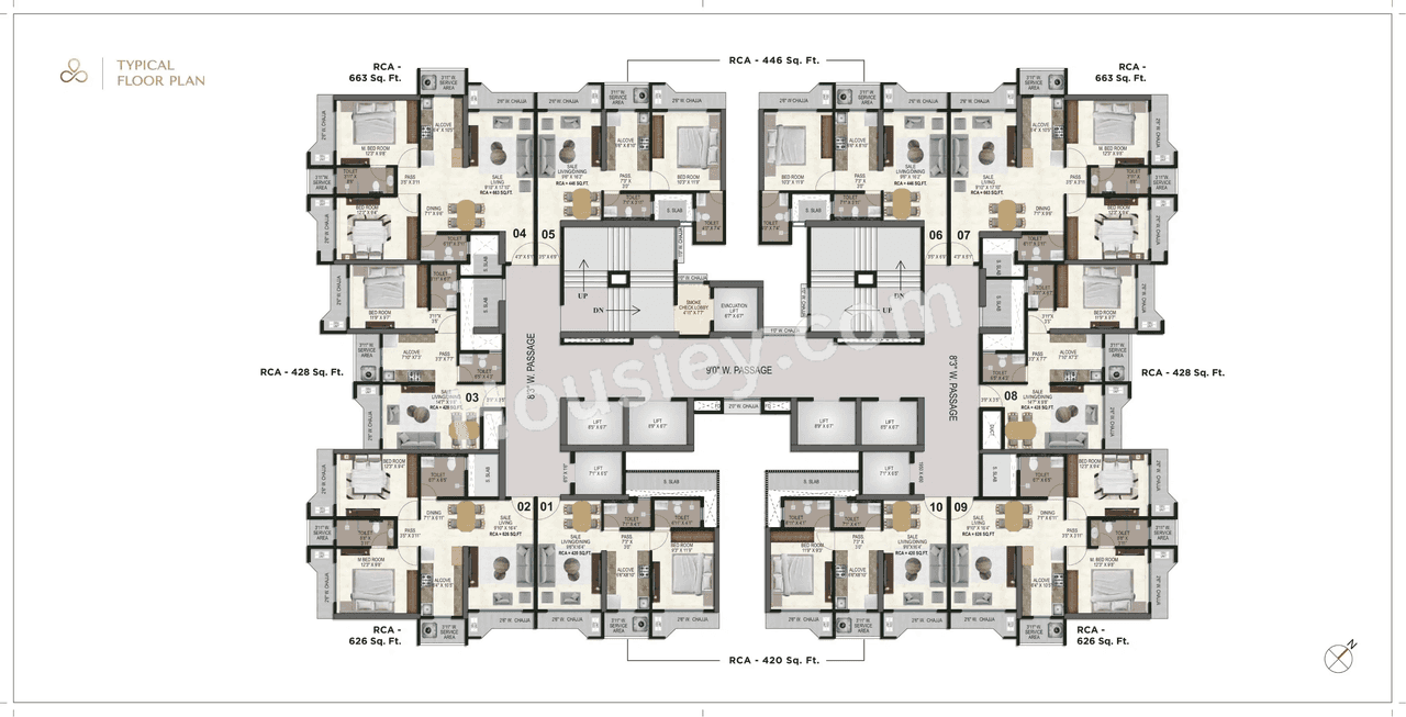 Satre Happynest Floor plan 2