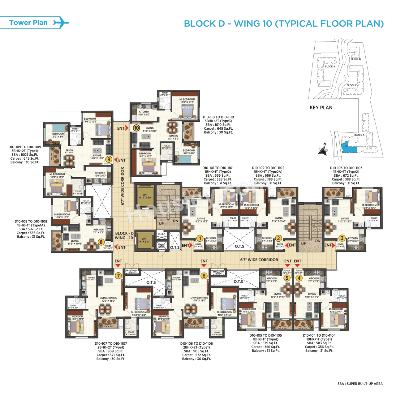 Sattva Aeropolis Floor plan 6