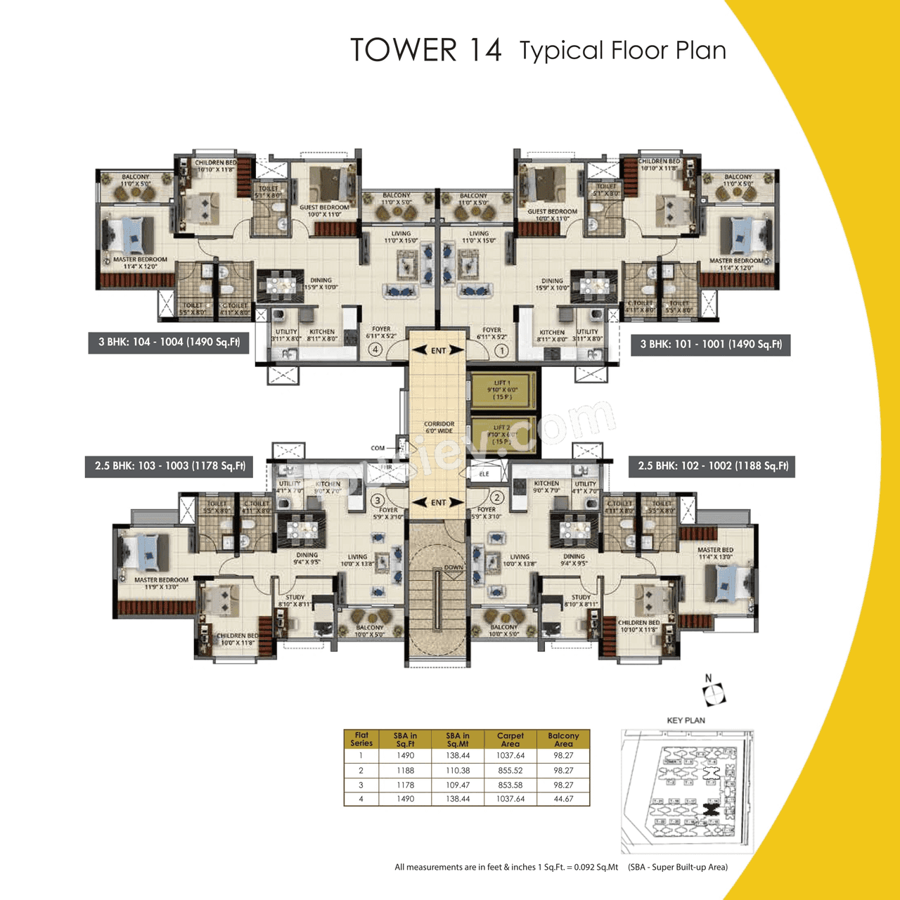 Sattva Anugraha Floor plan 2