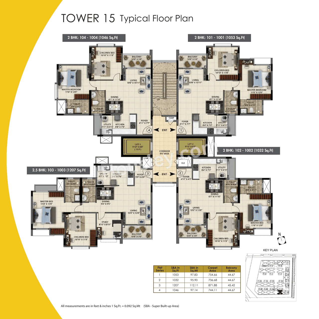 Sattva Anugraha Floor plan 3