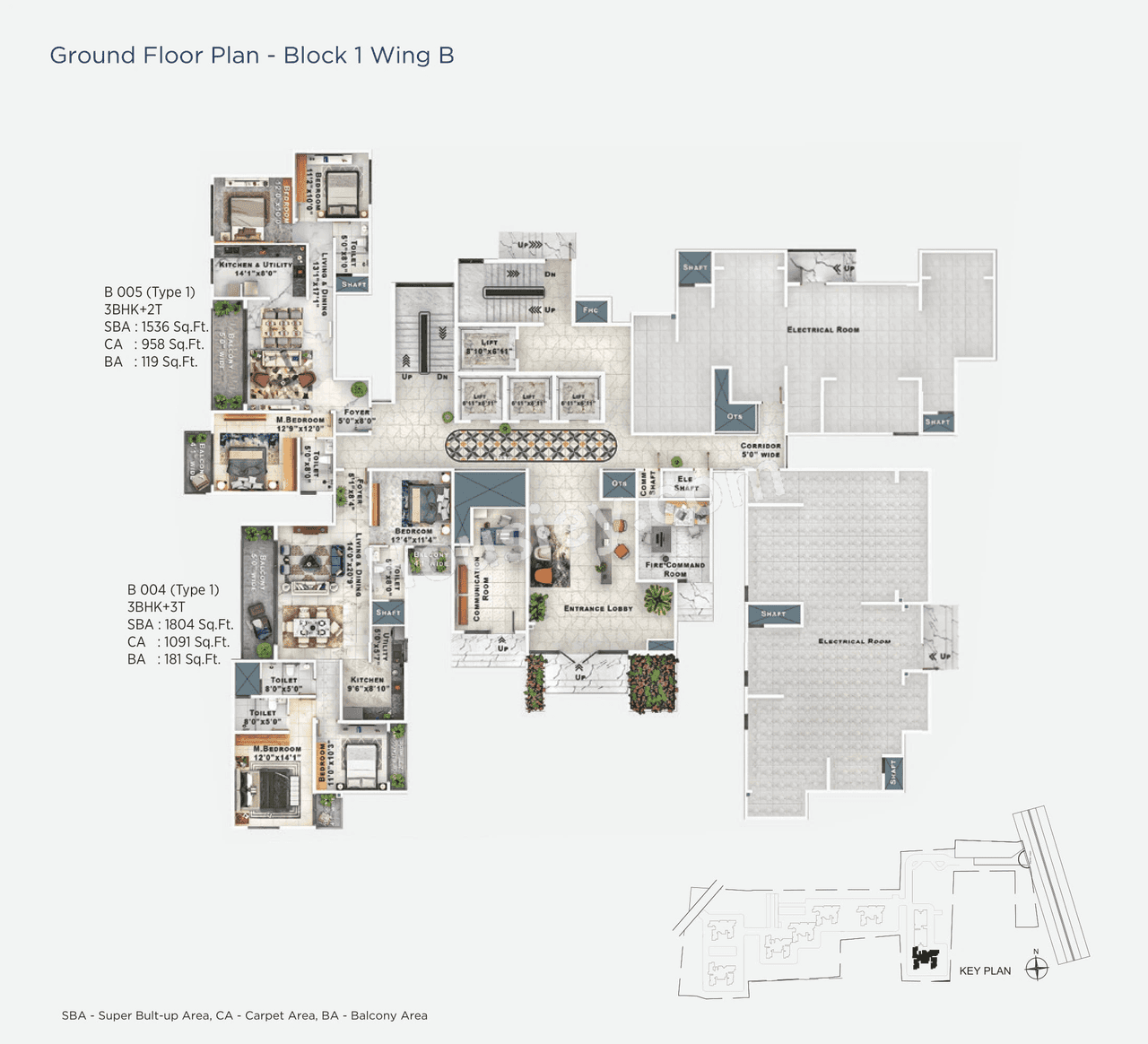 Sattva Lumina Floor plan 1
