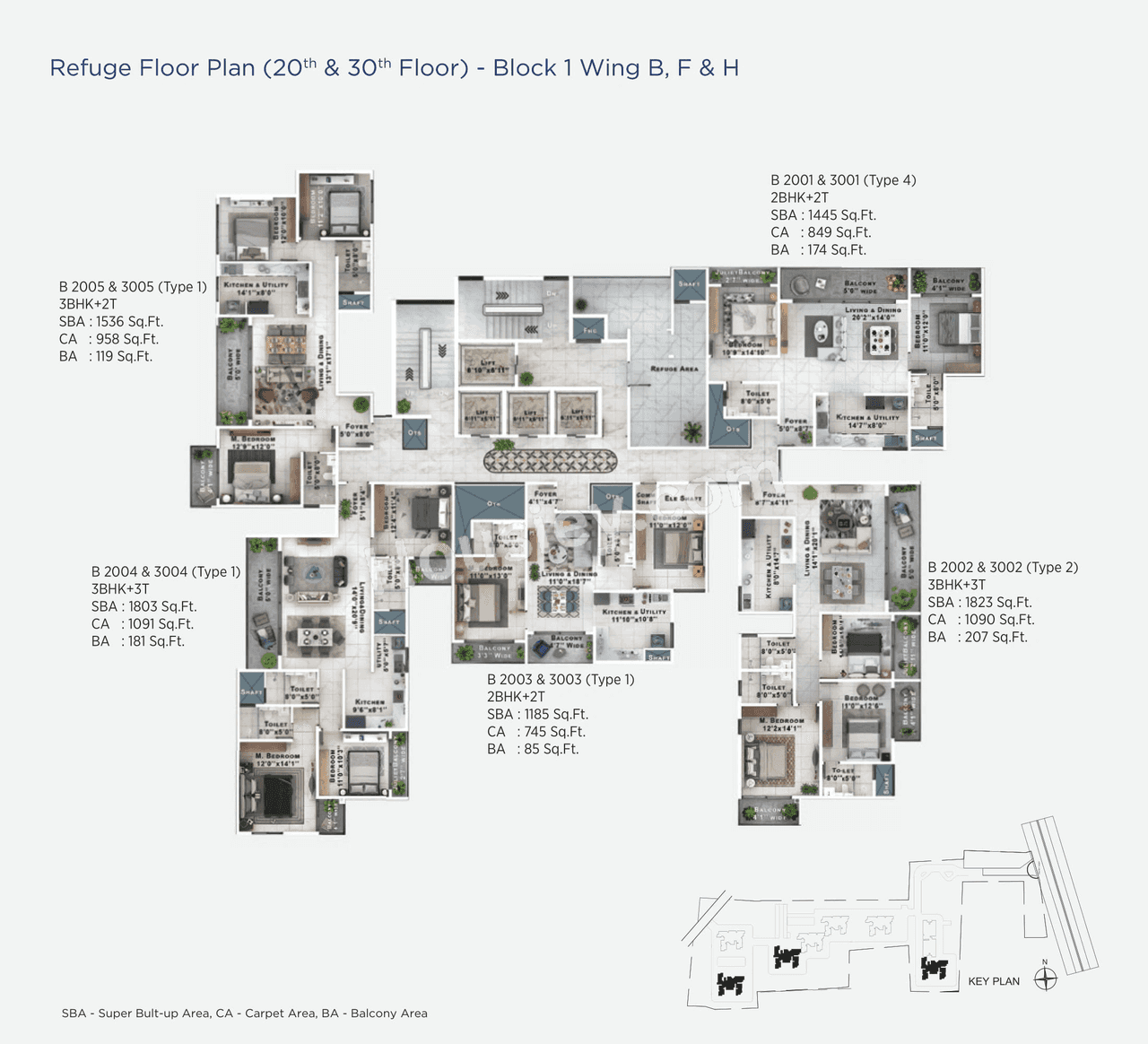 Sattva Lumina Floor plan 2