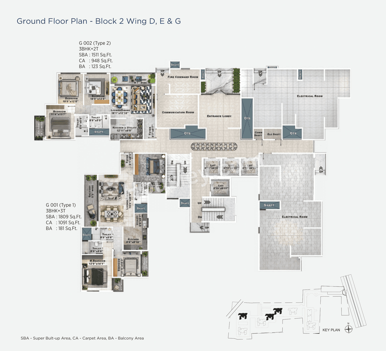 Sattva Lumina Floor plan 3