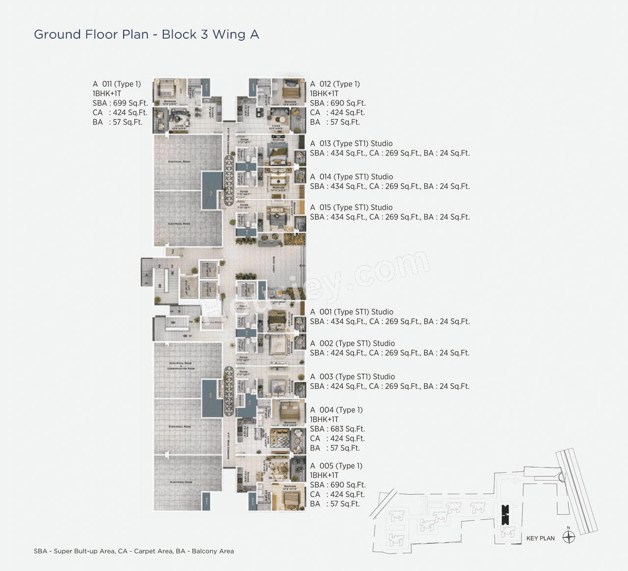 Sattva Lumina Floor plan 5