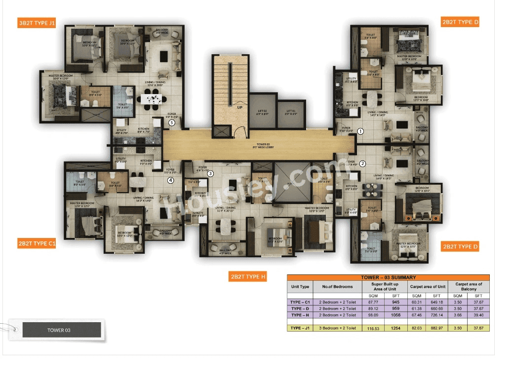 Sattva Misty Charm Floor plan 3