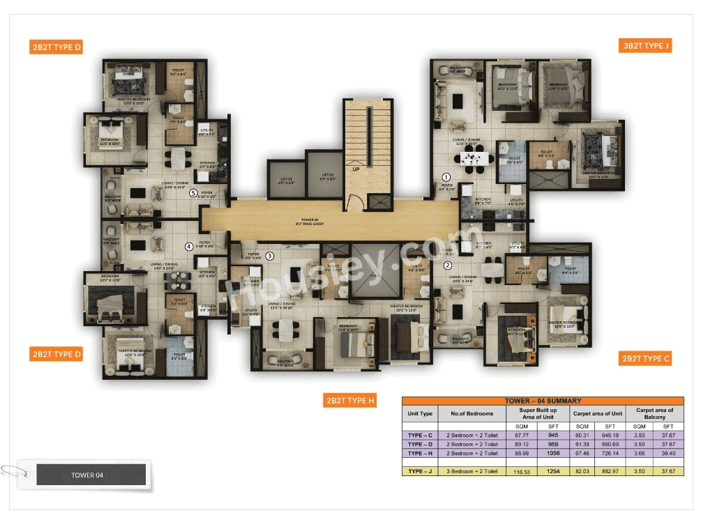 Sattva Misty Charm Floor plan 4