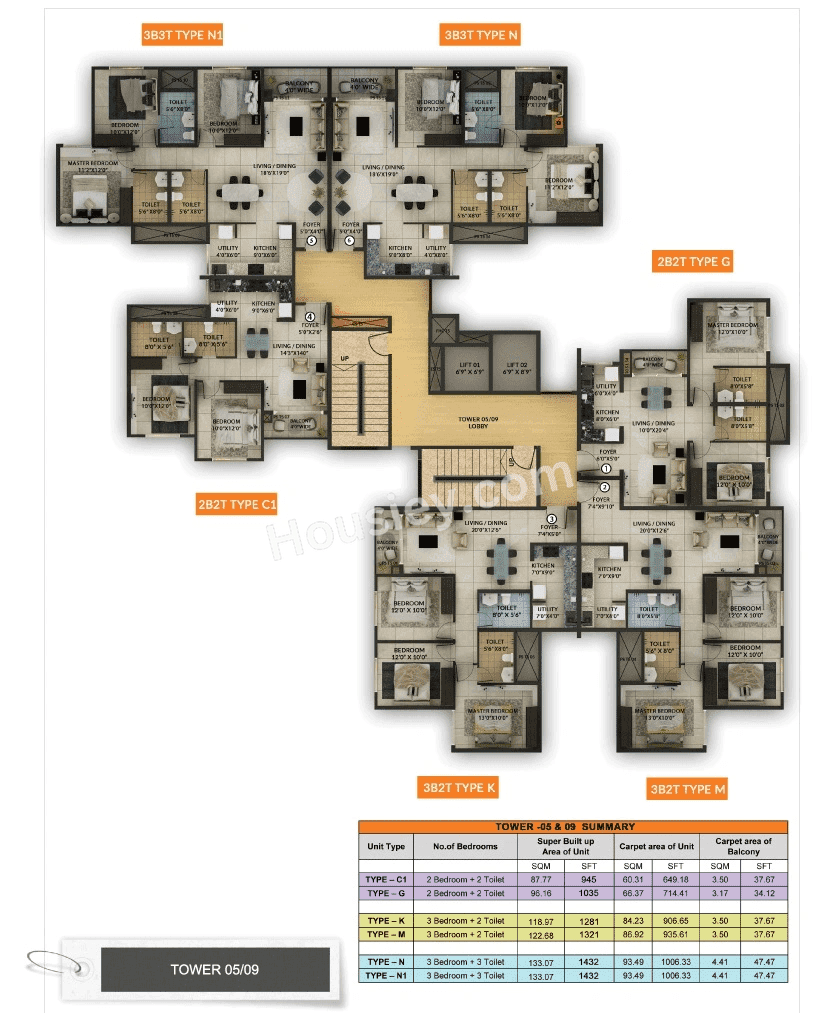Sattva Misty Charm Floor plan 5
