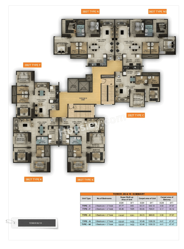 Sattva Misty Charm Floor plan 6