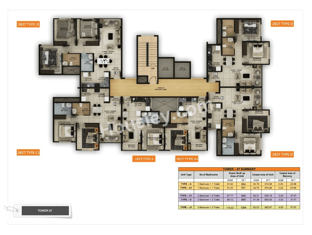 Sattva Misty Charm Floor plan 7