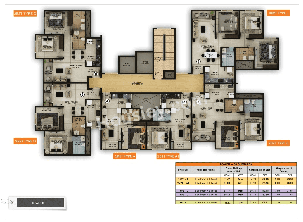 Sattva Misty Charm Floor plan 8