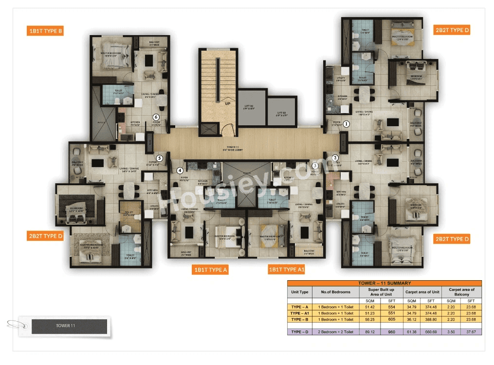Sattva Misty Charm Floor plan 9