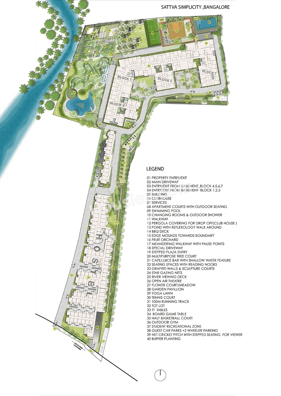 Sattva Simplicity Floor Plan