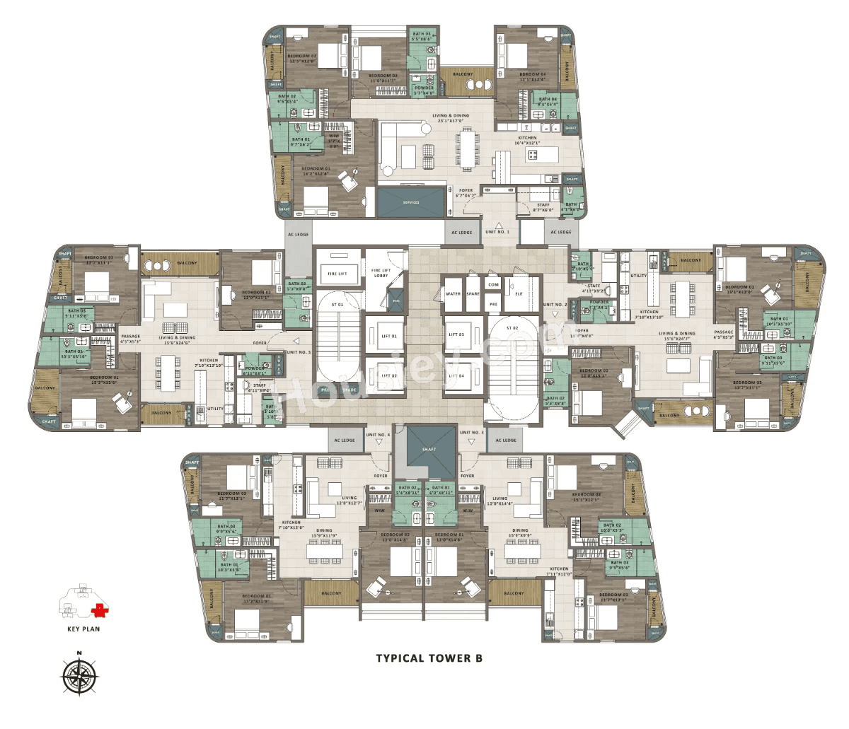 Sattva Trinity Floor plan 1