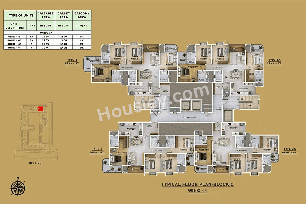 Sattva Vasanta Skye Floor plan 3