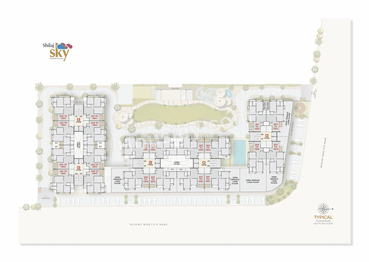 Satvam Shilaj Sky Floor plan 1