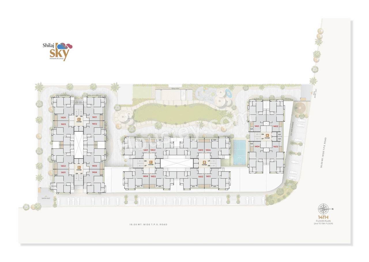 Satvam Shilaj Sky Floor plan 2