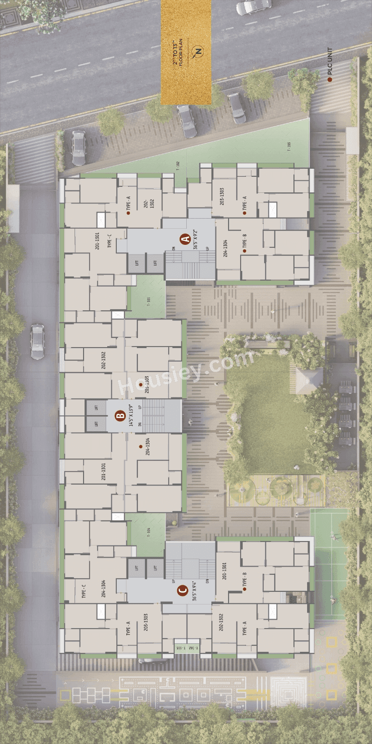 Satvam Viburnum Floor plan 1
