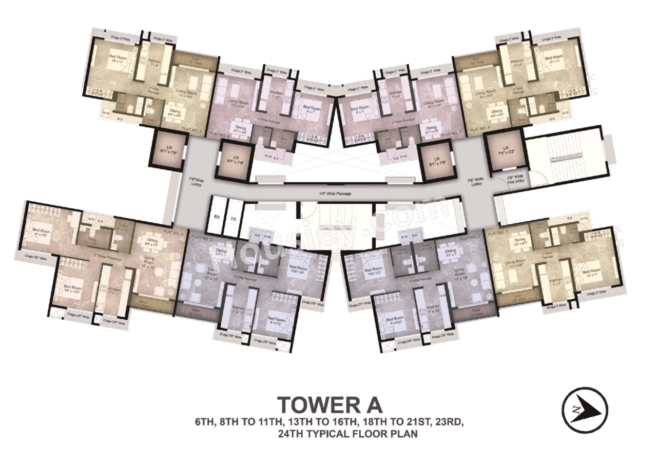 Satyam Queens Necklace Floor plan 2