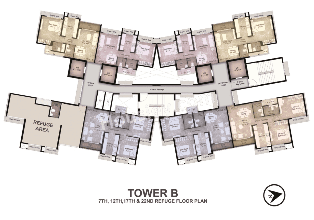 Satyam Queens Necklace Floor plan 3
