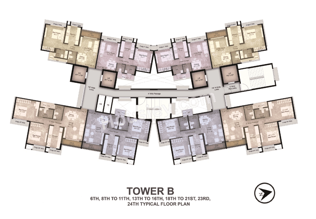 Satyam Queens Necklace Floor plan 4