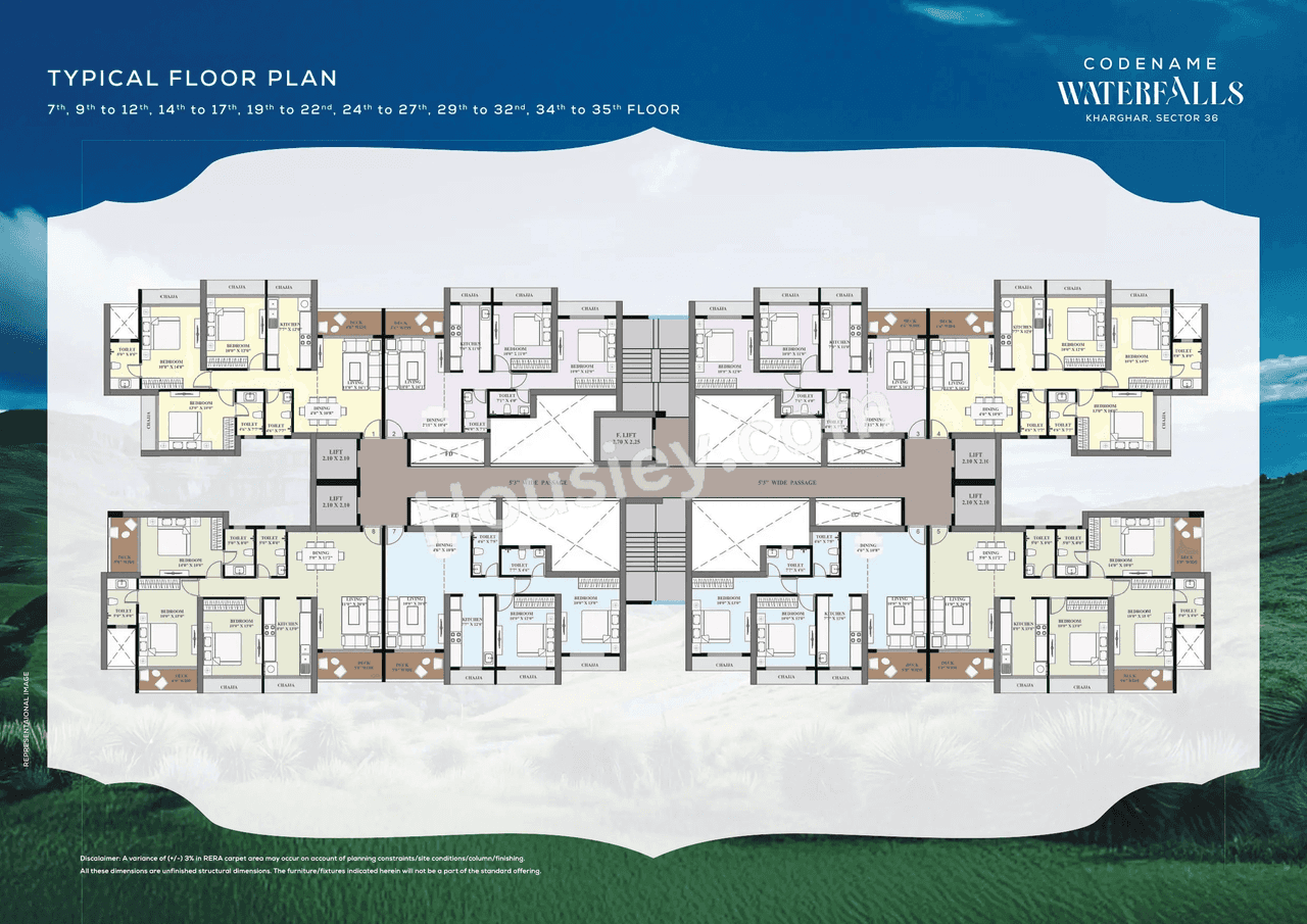 Satyam Waterfalls Floor plan 2