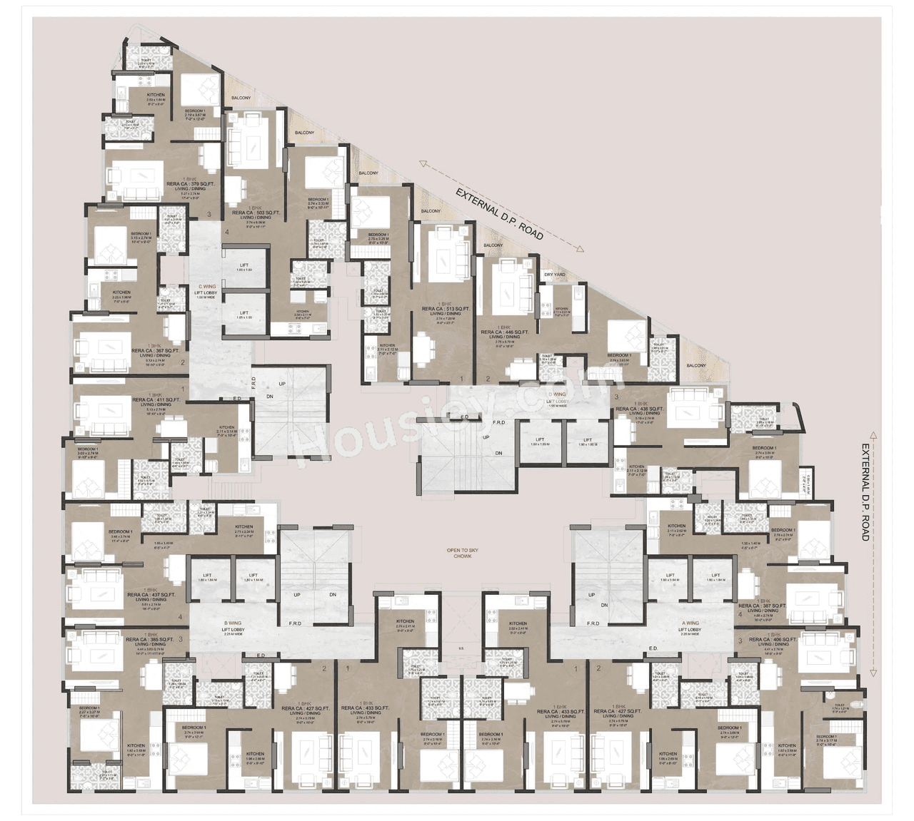 Sayba Arcadia Floor plan 1