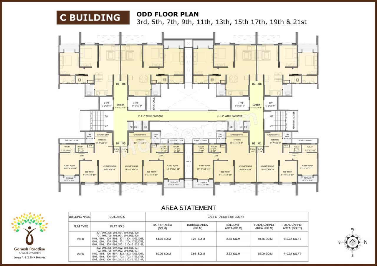 SB Ganesh Paradise Floor plan 2