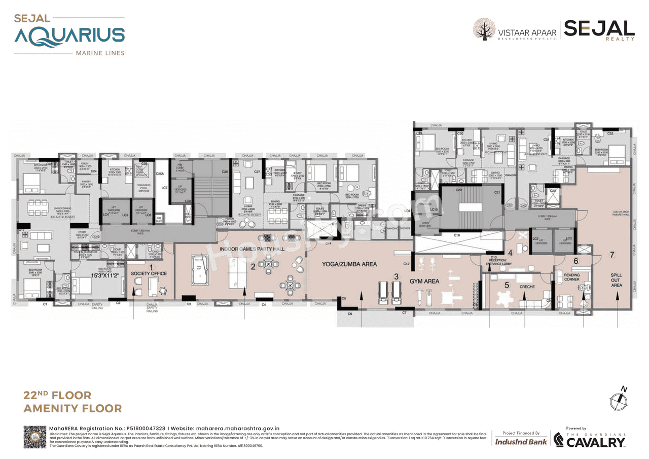 Sejal Aquarius Floor plan 5