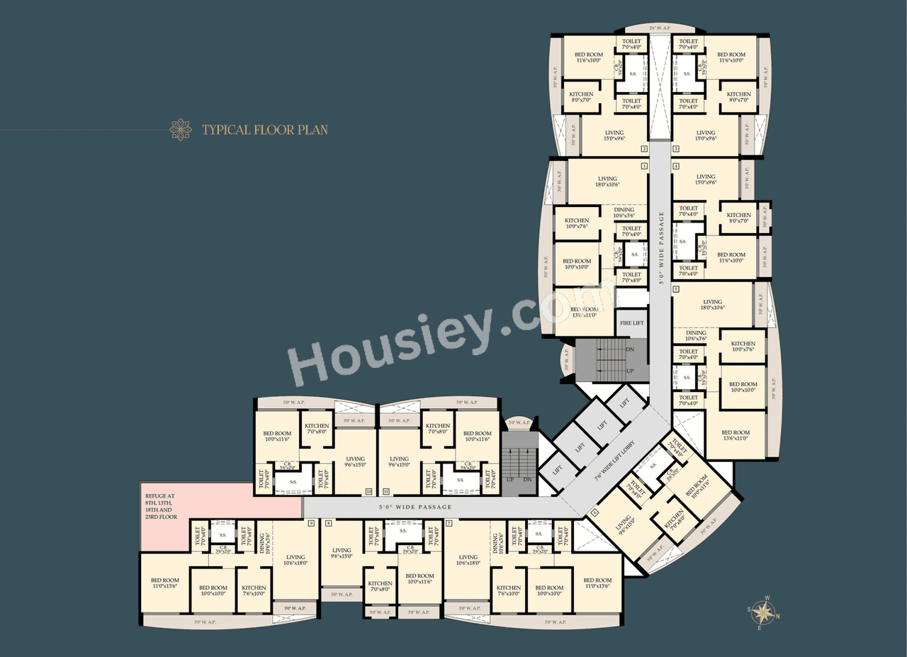 Seven Eleven Ayodhya Floor Plan