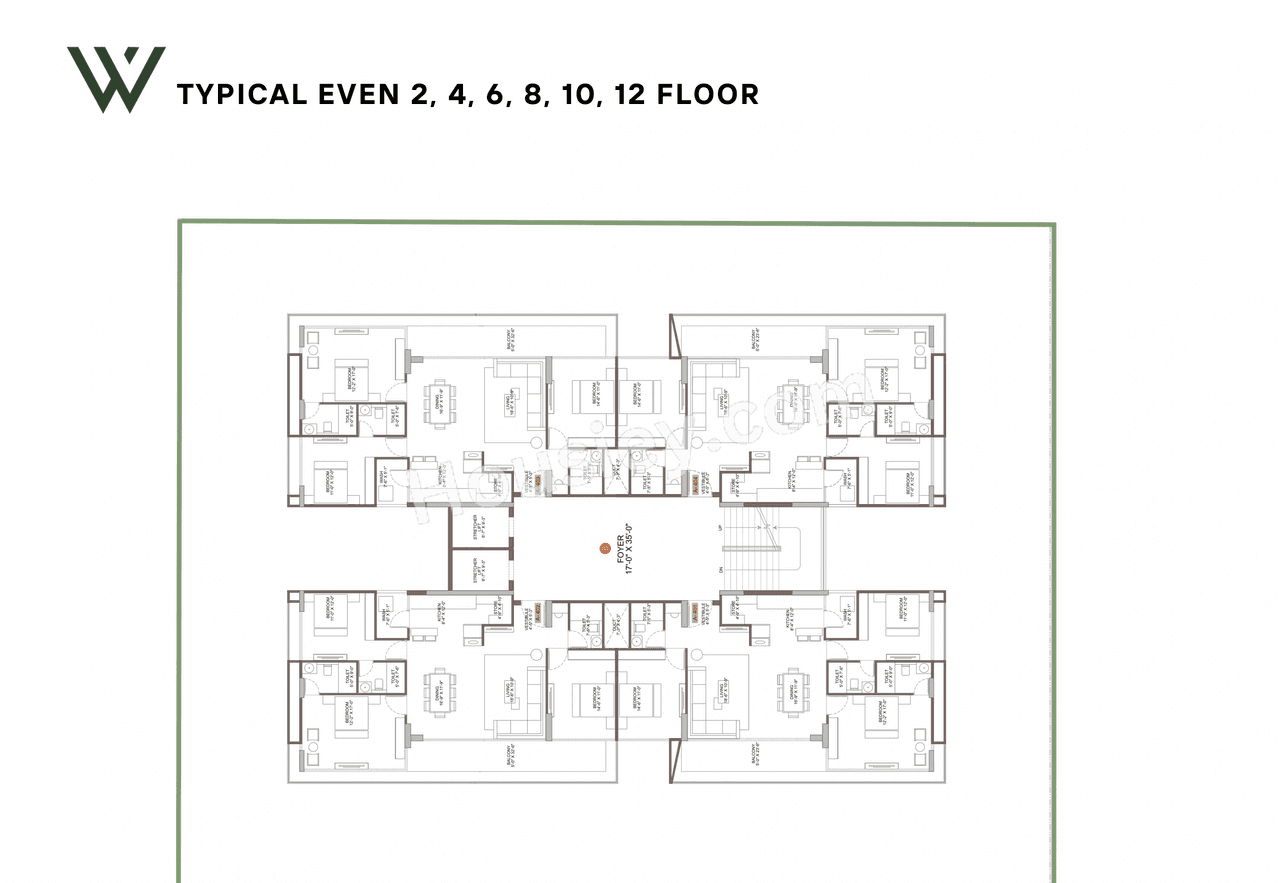 Seventh Westpark Floor plan 3