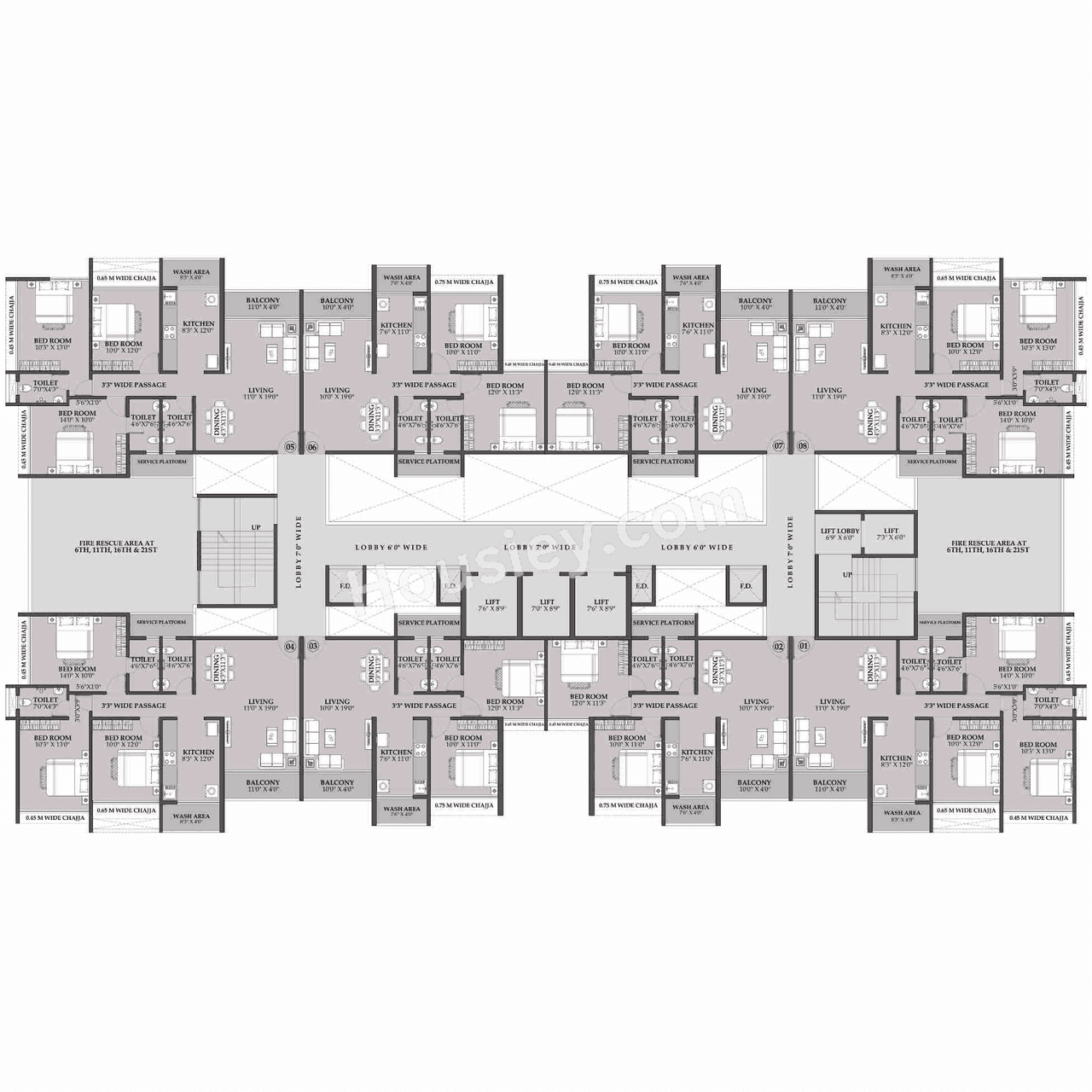 Shakti One Luxuria Floor plan 1