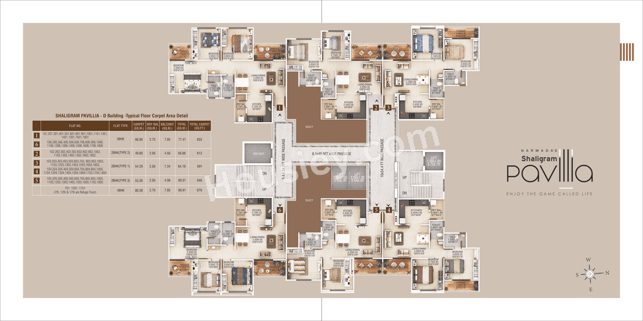 Shaligram Pavilia Floor Plan