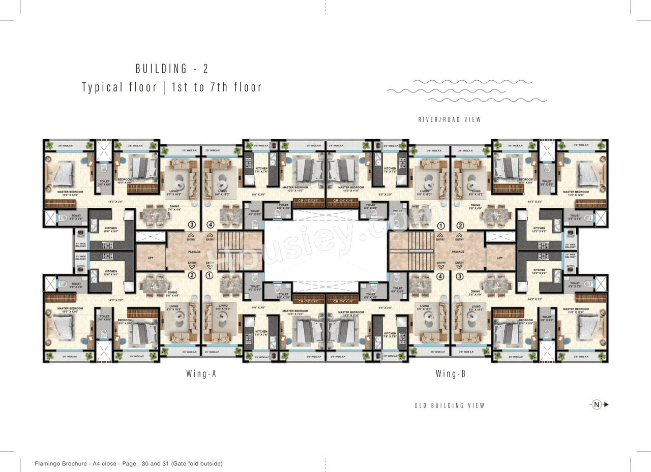 Shantee Flamingo Residency Floor plan 2