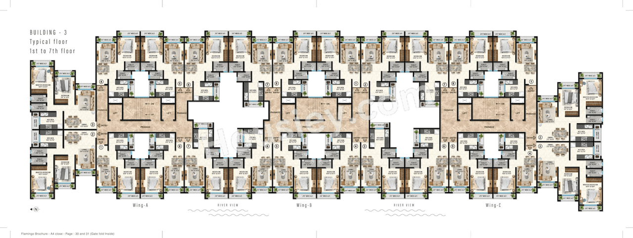 Shantee Flamingo Residency Floor plan 3