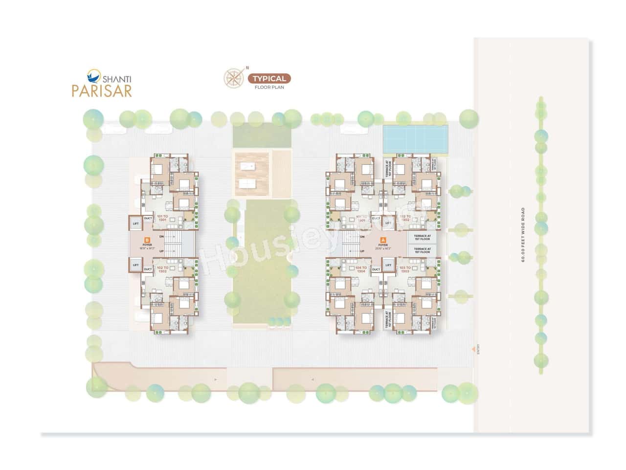 Shanti Parisar Floor plan 1