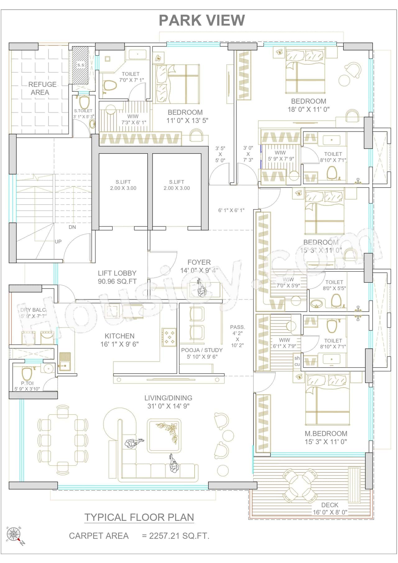Shanti Park View Floor Plan