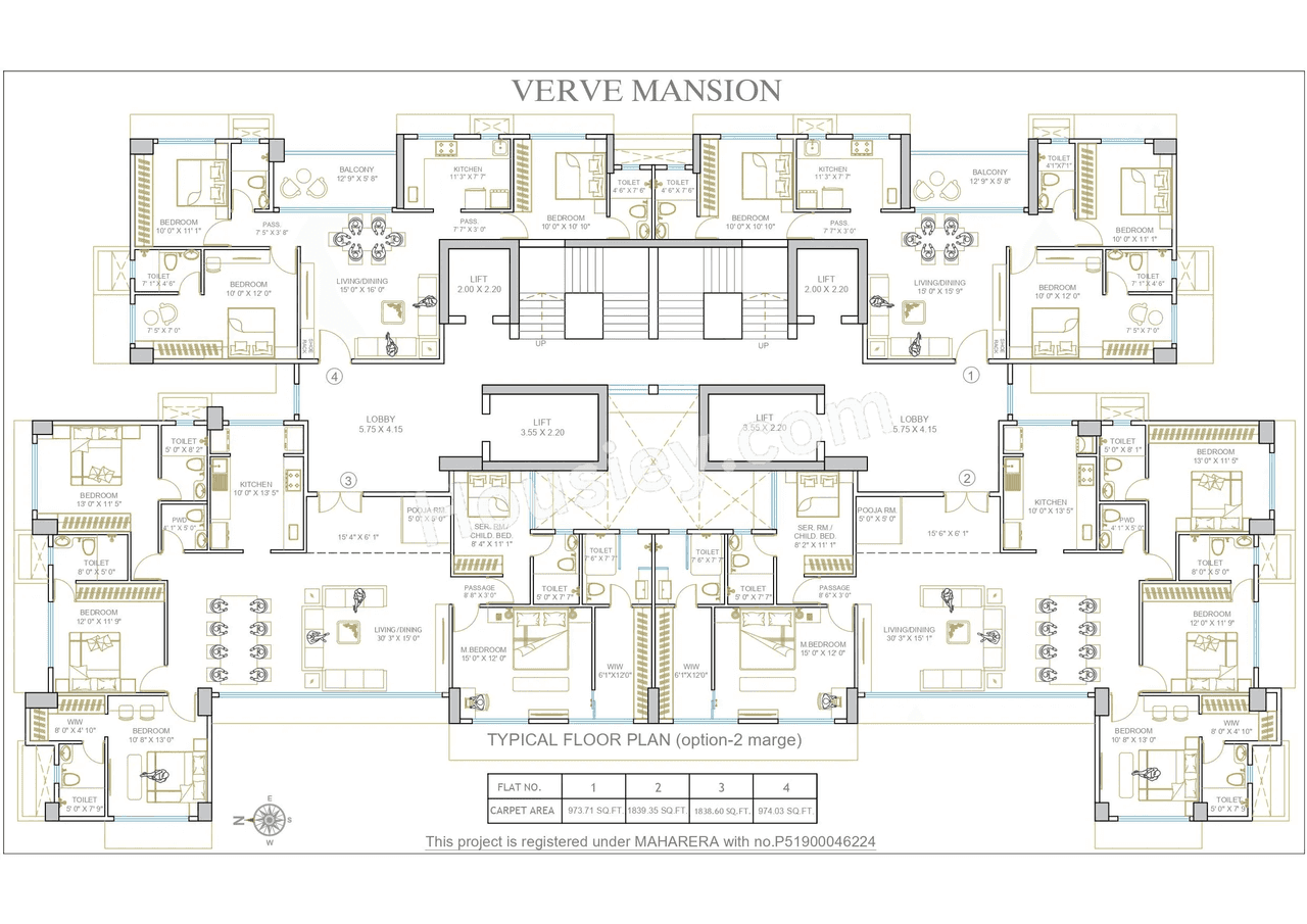 Shanti Verve Mansion Floor plan 1