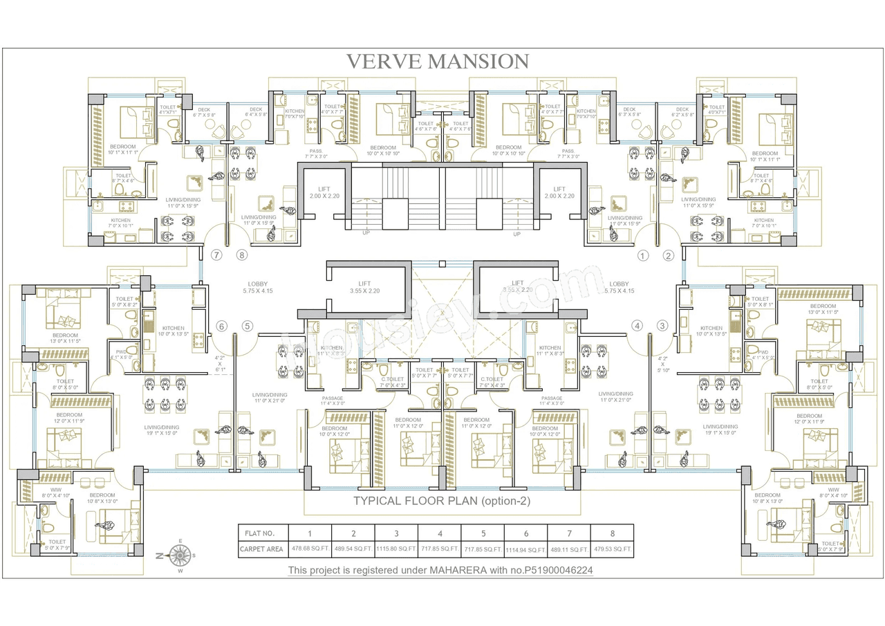 Shanti Verve Mansion Floor plan 2