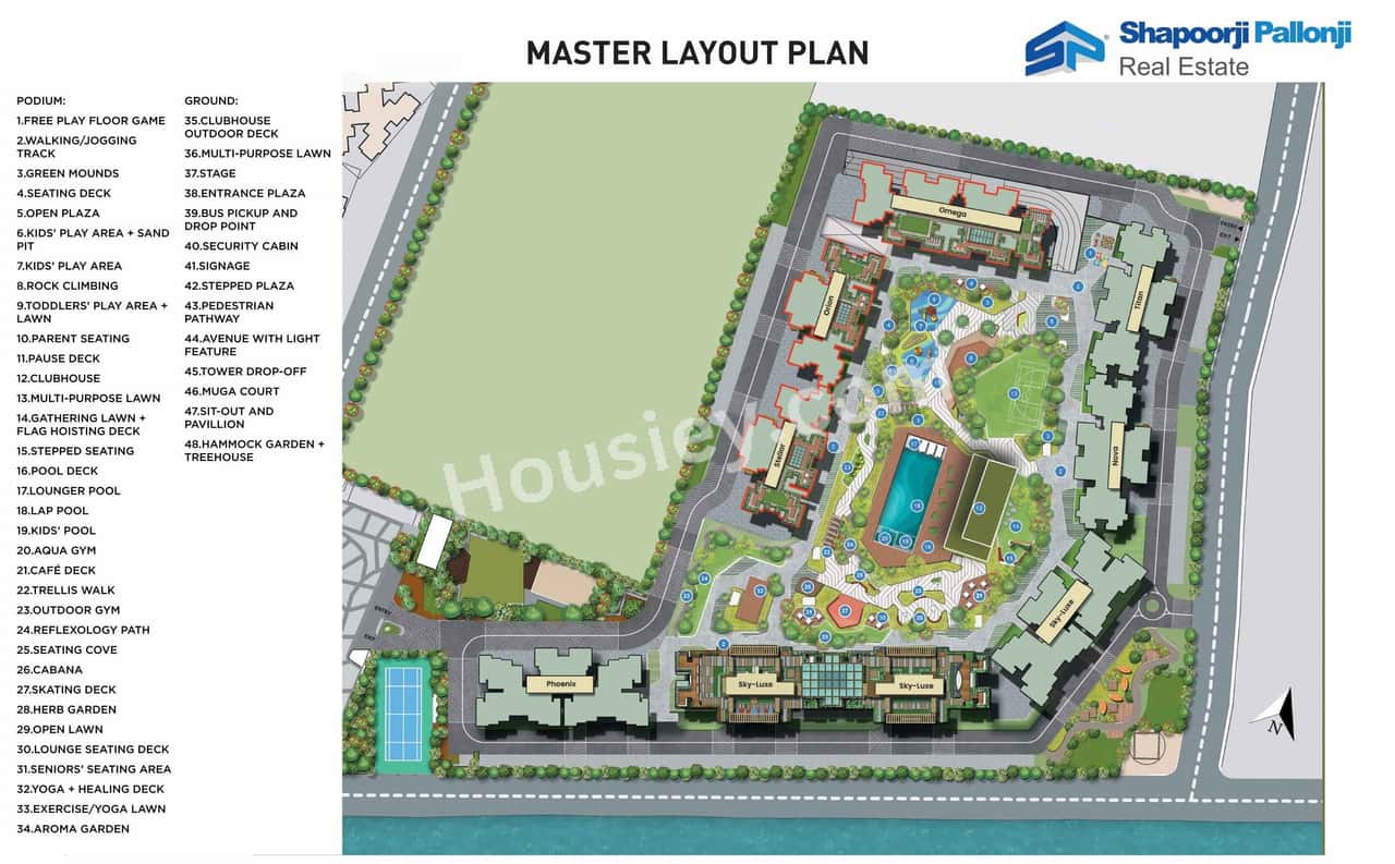 Shapoorji Joyville Skylawns Master Plan