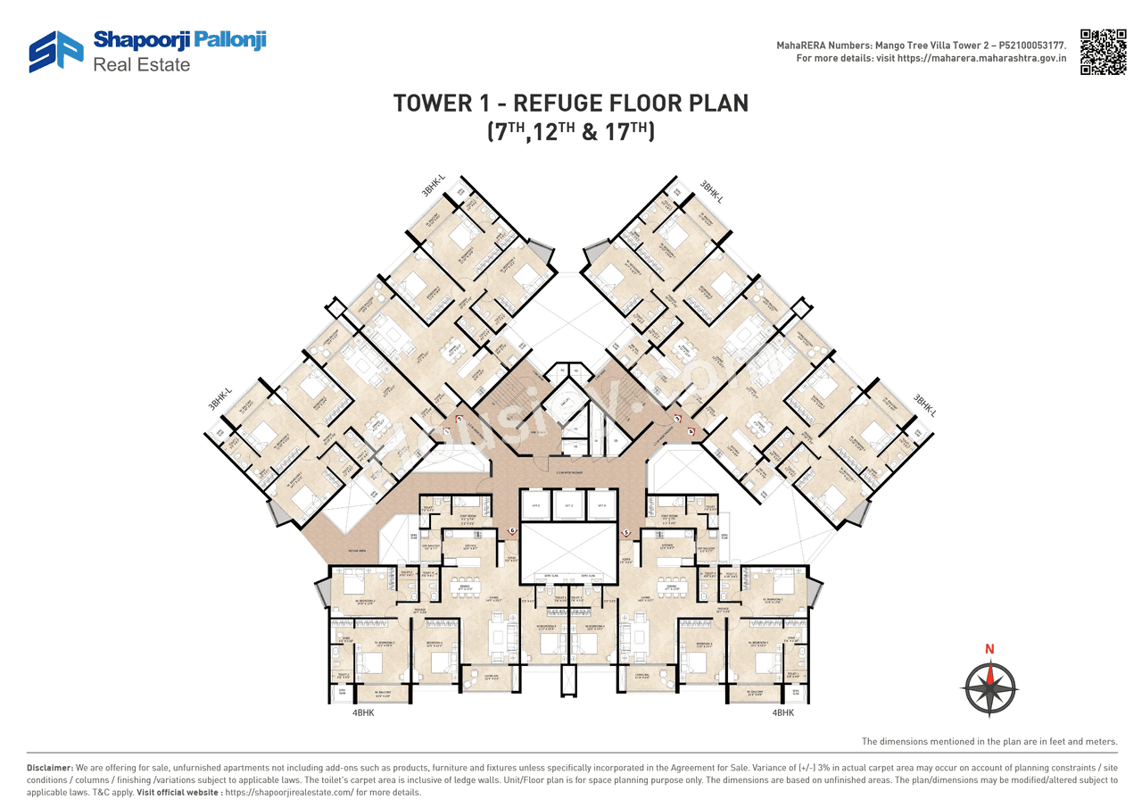 Shapoorji Pallonji Everra Floor plan 1