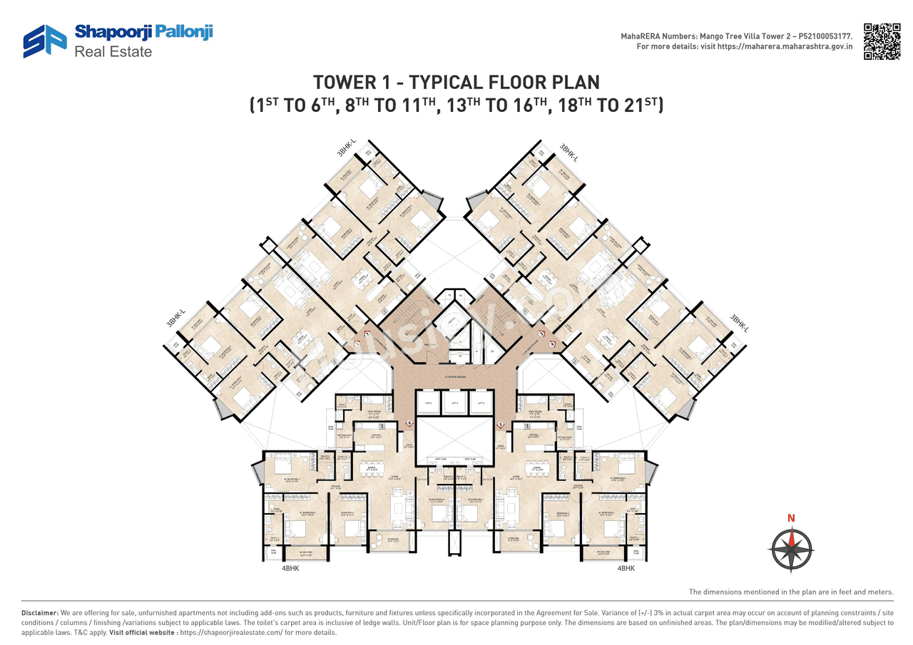 Shapoorji Pallonji Everra Floor plan 2