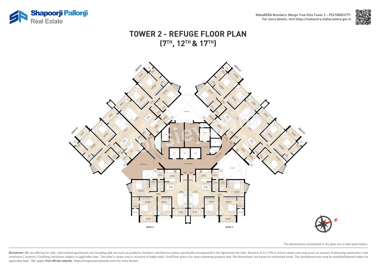Shapoorji Pallonji Everra Floor plan 3