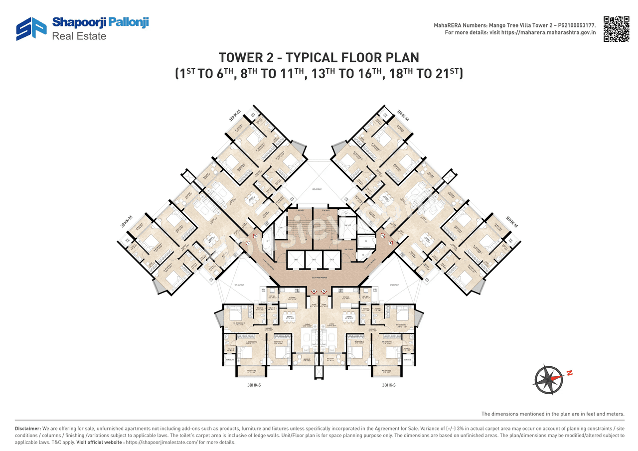 Shapoorji Pallonji Everra Floor plan 4