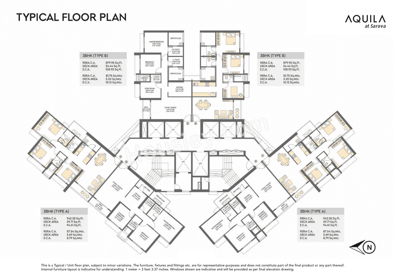 Shapoorji Sarova Aquila Floor plan 5