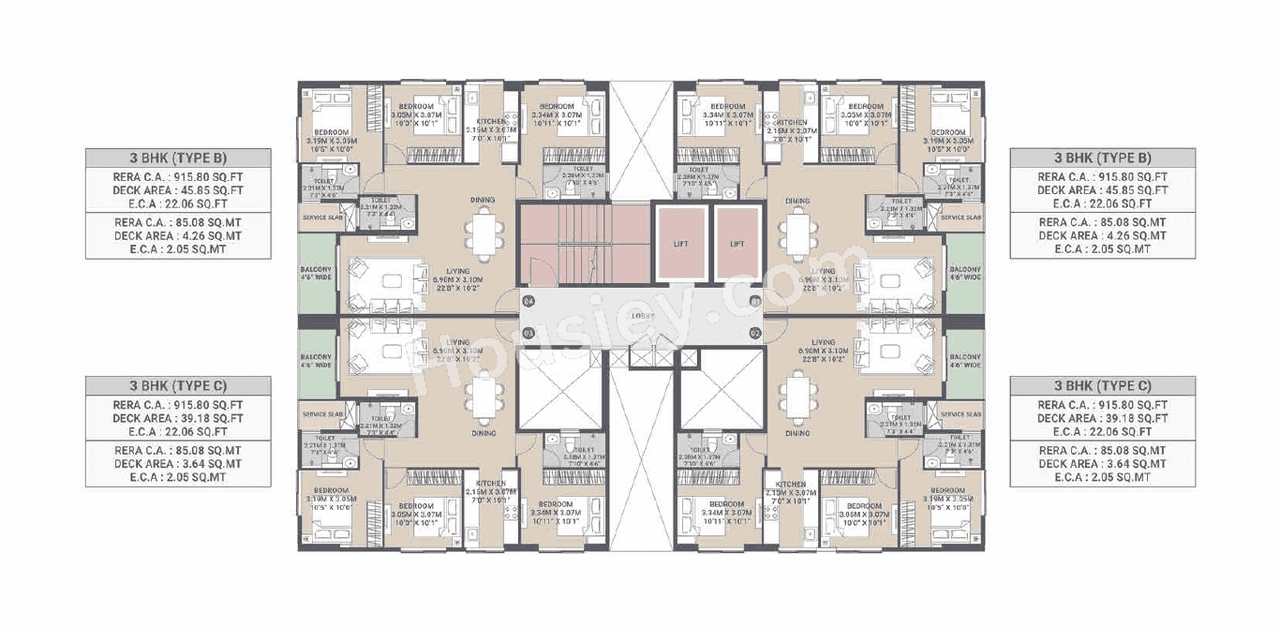 Shapoorji Sarova Siennaa Floor plan 1