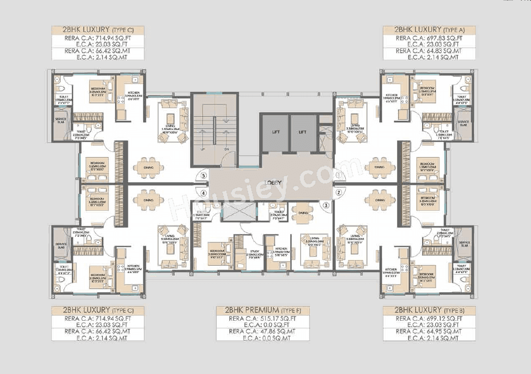 Shapoorji Sarova Siennaa Floor plan 3